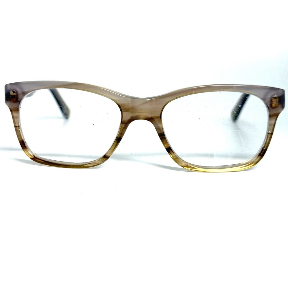 Andy Wolf 4465 Eyeglasses Handmade in Austria Tan Brown Striated 50-16-145